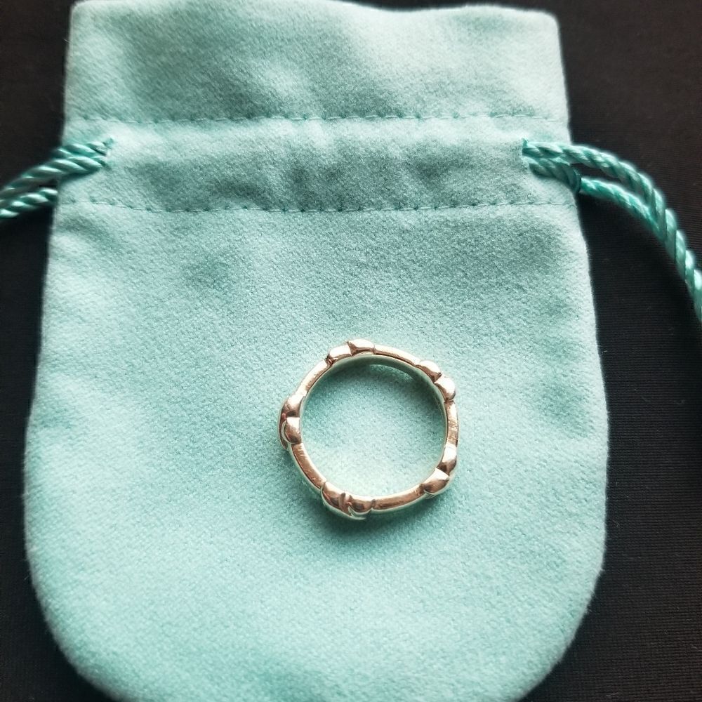 Tiffany & Co. Silver Kiss Ring